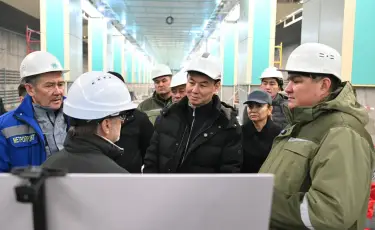 Дархан Сатыбалды ознакомился с ходом строительства новой станции метро «Калкаман»