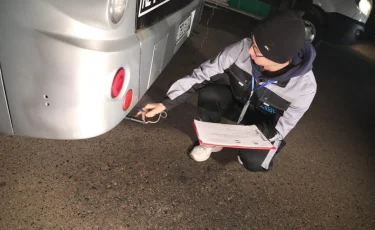 В Алматы провели проверку автотранспорта на соответствие нормам выбросов