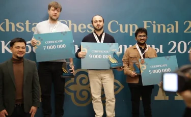 В Алматы завершился третий Кубок Казахстана по классическим шахматам