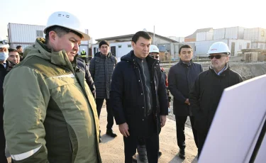 Алматы әкімі Дархан Сатыбалды «Қалқаман» метро бекетінің құрылыс жұмыстарын тексерді