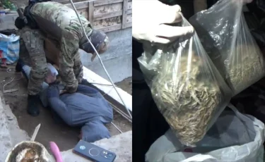 Полицейские конфисковали крупную партию наркотиков в области Абай (видео)