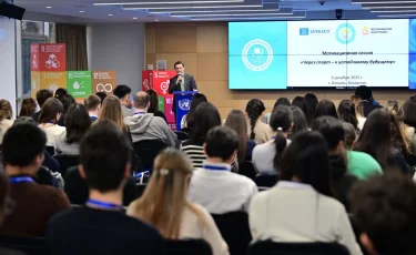 Алматылық студенттер қазақстандық олимпиадашылармен кездесті