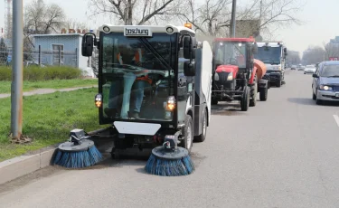 Алматыда коммуналдық техника қысқы жұмыс тәртібіне көшті