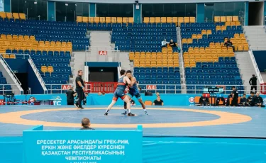 В Алматы прошел чемпионат Казахстана по видам борьбы