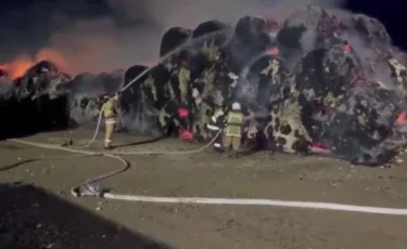 Түркістан облысында мақта зауыты отқа оранды