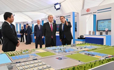 Мемлекет басшысы «Тараз» шағын индустриалдық аймағын аралап көрді