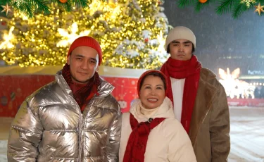 Роза Рымбаева алматылықтарды Жаңа жыл мерекесімен құттықтады