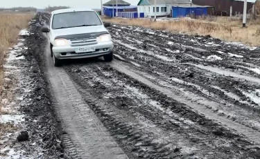 В ловушке бездорожья: в СКО сельчане буквально утопают в грязи