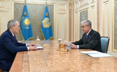 Президент Қаржылық мониторинг агенттігінің төрағасы Жанат Элимановты қабылдады