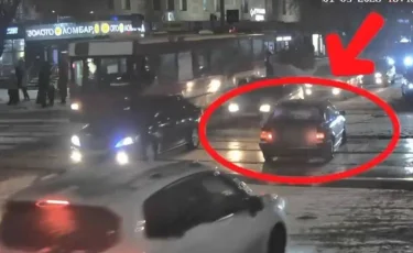 Погоня на трассе: полиция по горячим следам поймала угонщика иномарки (видео)