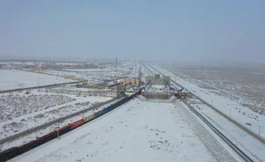 Электромобили китайского производства из Алашанькоу направляются в Европу