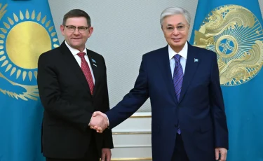 Президент славян ұйымдары қауымдастығының төрағасы Сергей Пономаревті қабылдады