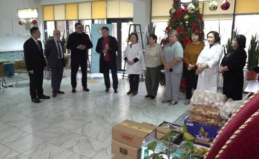 В Алматы в центре социальных услуг провели благотворительную акцию