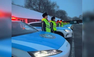 «Закон и порядок»: в Алматы прошел единый развод сил полиции