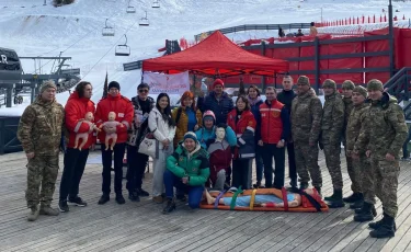 Алматының шұғыл қызмет өкілдері мен альпинистер «Шымбұлақта» дайындықтан өтті