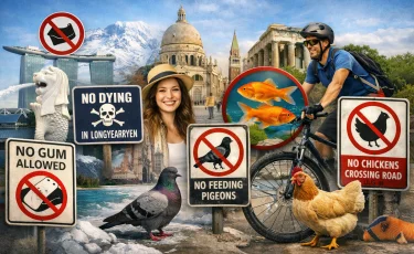 Не жуйте, не улыбайтесь и не умирайте: самые странные законы в мире
