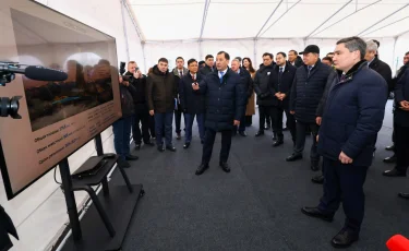 Олжас Бектенов ознакомился с инвестиционными и инфраструктурными проектами города Алатау