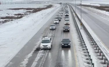 Еліміздің кей өңірінде күн райына байланысты көлік қозғалысы шектелді