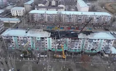Пожар в новогоднюю ночь: в Таразе приступили к восстановлению квартир в многоэтажке