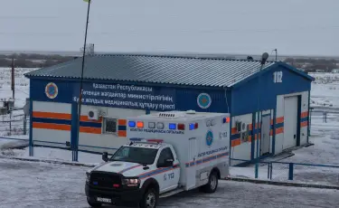 Первый в Карагандинской области реанимобиль отправляется на дороги региона