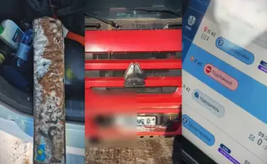 Чтобы не платить штрафы: водитель грузовика замазал номер солидолом