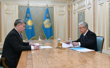 Президент «QazaqGaz» ҰК» АҚ басқарма төрағасы Әлібек Жамауовты қабылдады