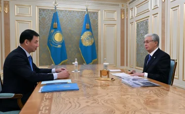 Президент Алматы қаласының әкімі Дархан Сатыбалдыны қабылдады