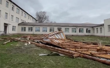 Дауыл: Жамбыл облысында 29 нысанның шатыры ұшып кетті