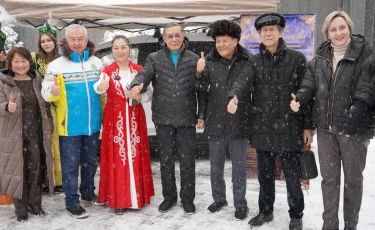 «Дос-Мукасан» первым поставил подпись:  в Алматы дан старт рекорду Гиннесса