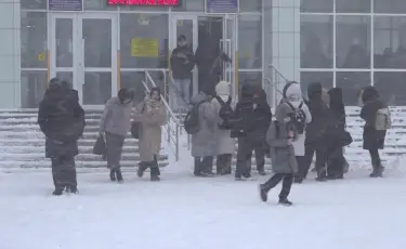 Непогода в Астане: школьников перевели на онлайн-обучение