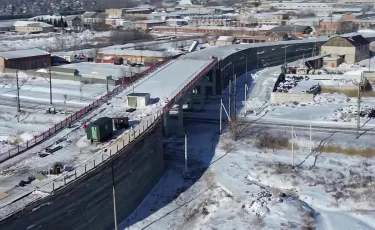 Стройка моста угрожает жилым домам на окраине Петропавловска