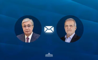 Мемлекет басшысы Иран президентіне құттықтау жеделхатын жолдады
