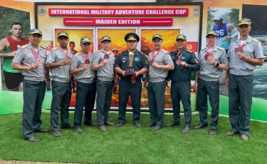 Военные спортсмены Казахстана выступили на международных соревнованиях в Индии