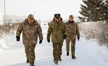 Ақмола гарнизонындағы әуе қорғанысы бөлімінің жауынгерлік дайындығы тексерілді