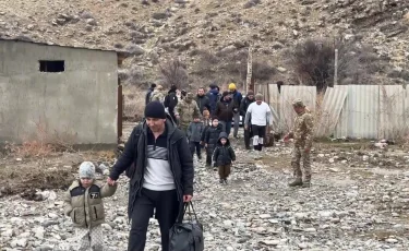 Түркістан облысында жолды су шайып кетті