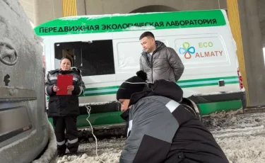 Алматыда автокөліктерді тексеру барысында жүздеген көліктің экологиялық талапты бұзғаны анықталды