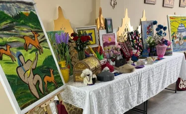 В «Центре активного долголетия» Алматы организована выставка творческих работ и изделий ручной работы