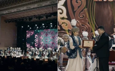 Алматыда Жамбыл Жабаевтың 180 жылдығына арналған концерт өтті