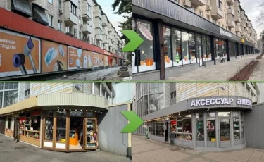 В Жетысуском районе Алматы предприниматели участвуют в благоустройстве улиц