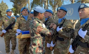 Голан жоталарындағы қазақстандық бітімгерлер БҰҰ медалімен марапатталды