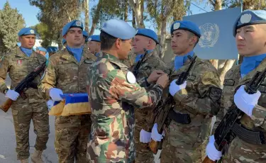 Голан жоталарындағы қазақстандық бітімгерлер БҰҰ медалімен марапатталды