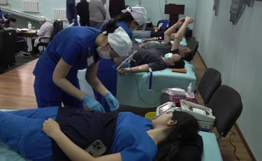 В Алматы установили рекорд по количеству доноров крови