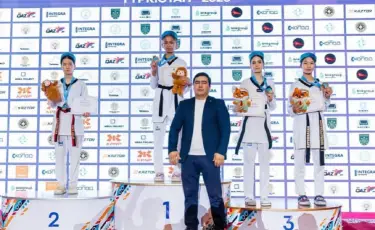 Сборная Алматы заняла первое место на чемпионате Казахстана по тхэквондо среди молодежи