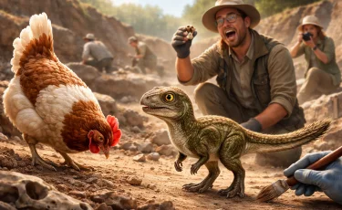 Сенсация: ученые обнаружили крошечный вид динозавра размером с курицу