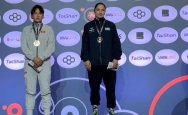 Алматылық спортшы күрестен халықаралық рейтингтік турнирде жеңіске жетті