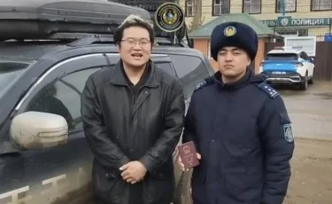 Қытай азаматы қиын жағдайда көмектескен қазақстандық полицейге алғыс айтты
