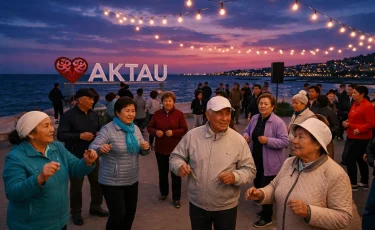 Актау снова зажигает: город оживляет традицию уличных дискотек