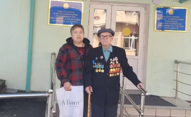 100-летний ветеран ВОВ принял участие в Референдуме по проекту новой Конституции