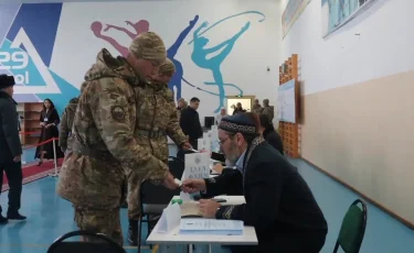 Шымкентте әскердегі сарбаздар науқанға үлес қосты