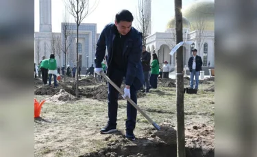 Алматы әкімі Наурыз мерекесі аясында ағаш егу жұмыстарына қатысты